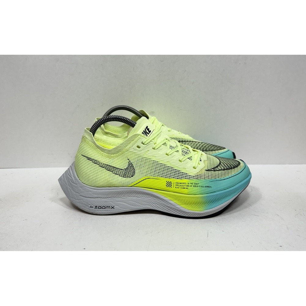 Nike ZoomX Vaporfly NEXT% 2 Shoes‎ Womens Size 8.5 Volt CU4123-700 Sneaker